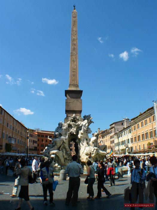 Roma - Obeliscul din Piazza Navona