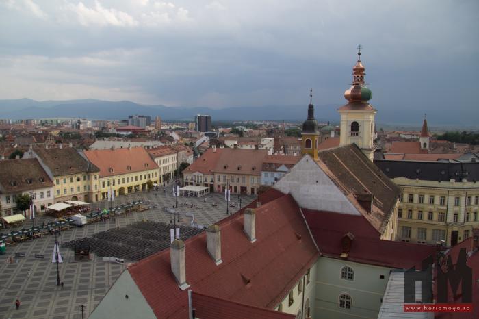 Sibiu - panorama Piata mare