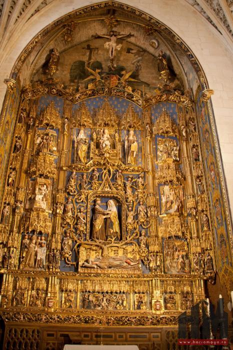 Burgos - catedrala gotica - altar