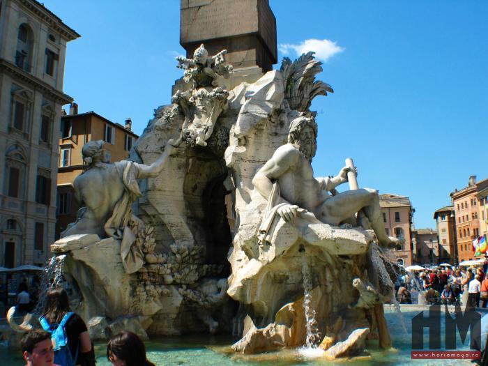 Roma  - Fantana  din Piazza Navona