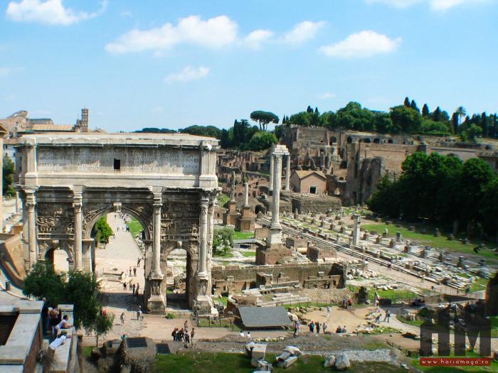 Roma -  Arcul lui Constantin - forumul roman