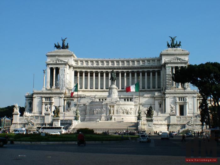 Roma -  Piazza Venezia - Monument  Victor Emanuel al II-lea