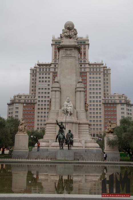 Madrid - monumentul Cervantes
