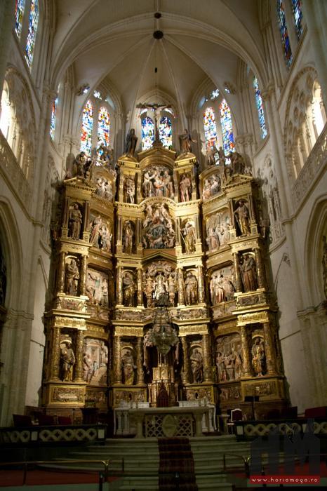 Burgos - catedrala gotica - altar