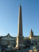 Roma - Obeliscul Flaminio din Piazza del Popolo