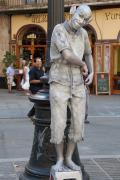 Barcelona, statuie umana, urecheat 