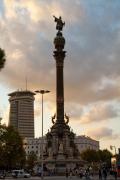 Barcelona, port, monument Columb