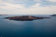 Santorini, Nea Kameni  - panorama