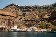 Santorini, vechiul port Fira