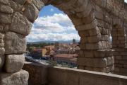 Segovia - apeductul - panorama asupra orasului