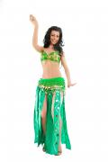 Rochita bellydance verde