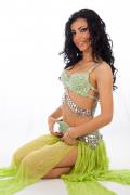 Rochita bellydance verde
