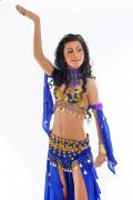 Rochita bellydance albastra